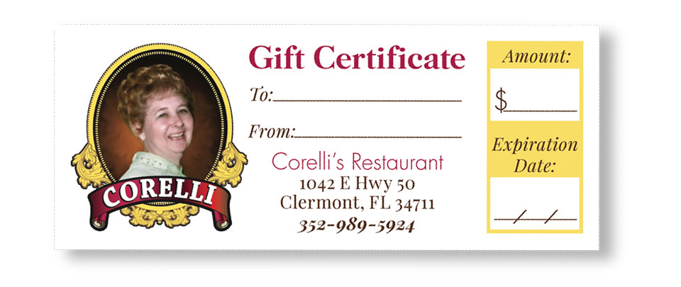 Gift Certificates